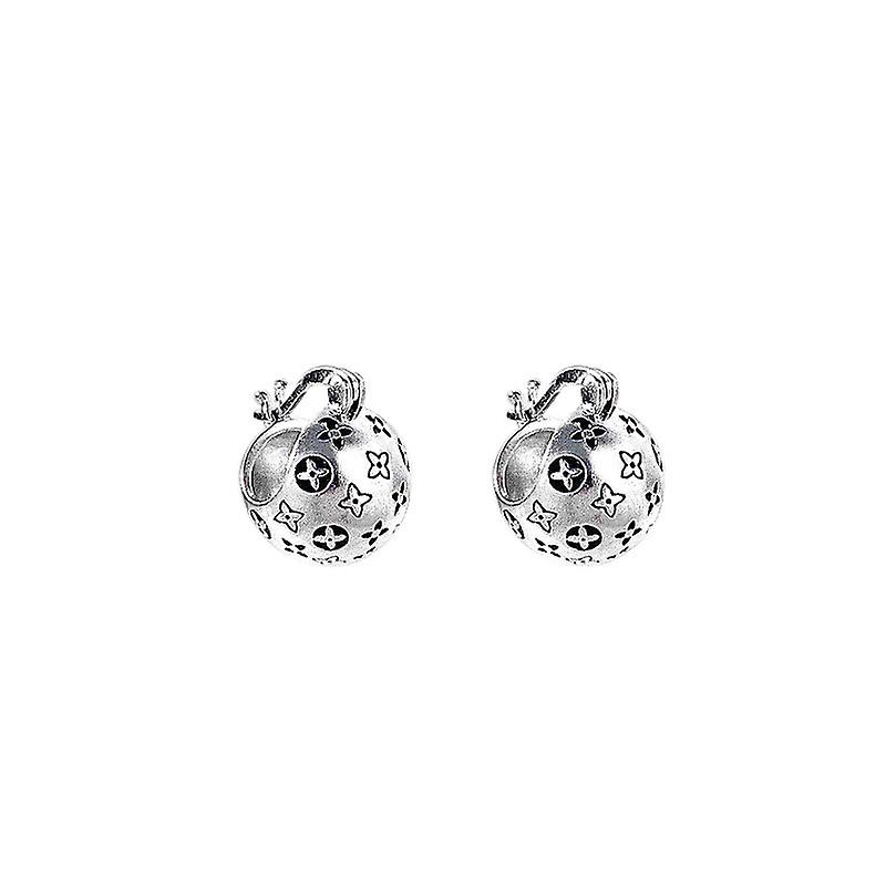 S925 Sterling Sølv Stud Øreringe