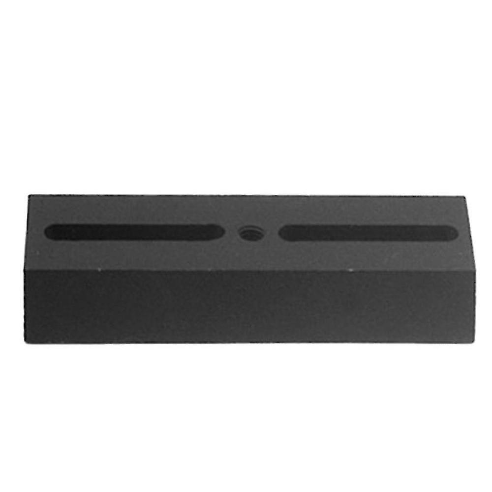 New Black Telescope Dovetail Mounting Plate Full Alloy W/ 1/4inch Screw Hole For Astronomical Monoc