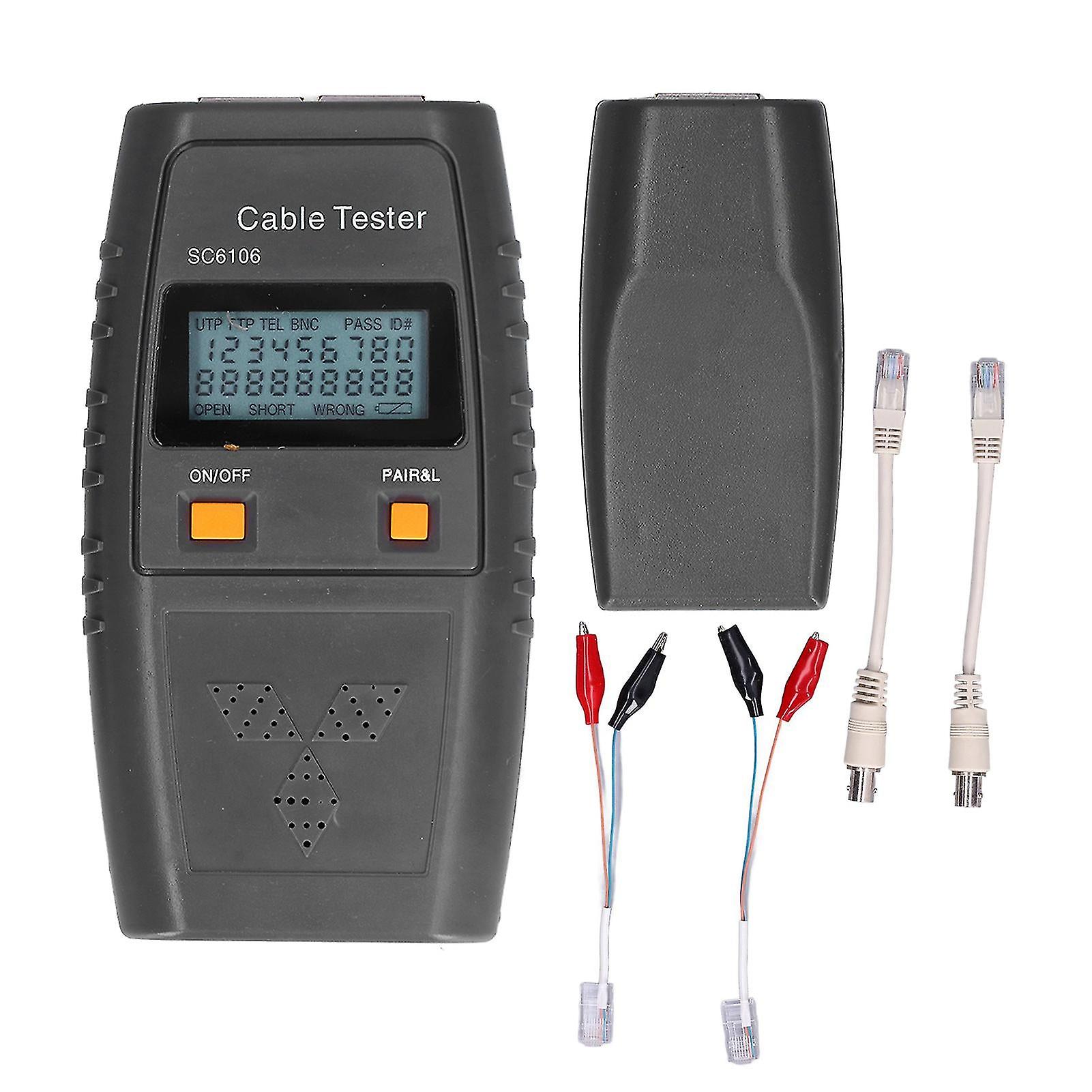 Bnc Net Cable Tester Automatic Delayed Shutdown Remote Identification Audio Prompt Bnc Wire Tester