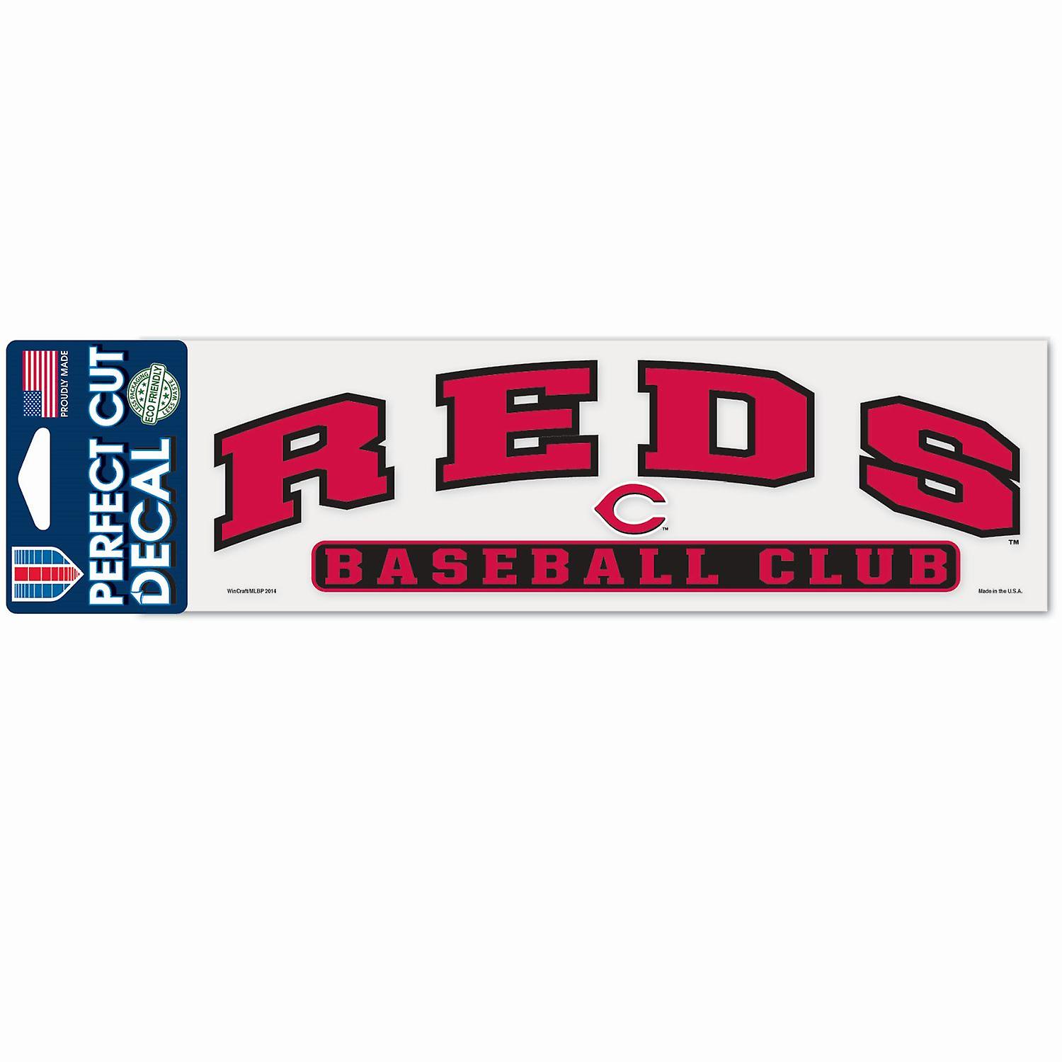 MLB Perfect Cut Αυτοκόλλητο 8x25cm Cincinnati Reds