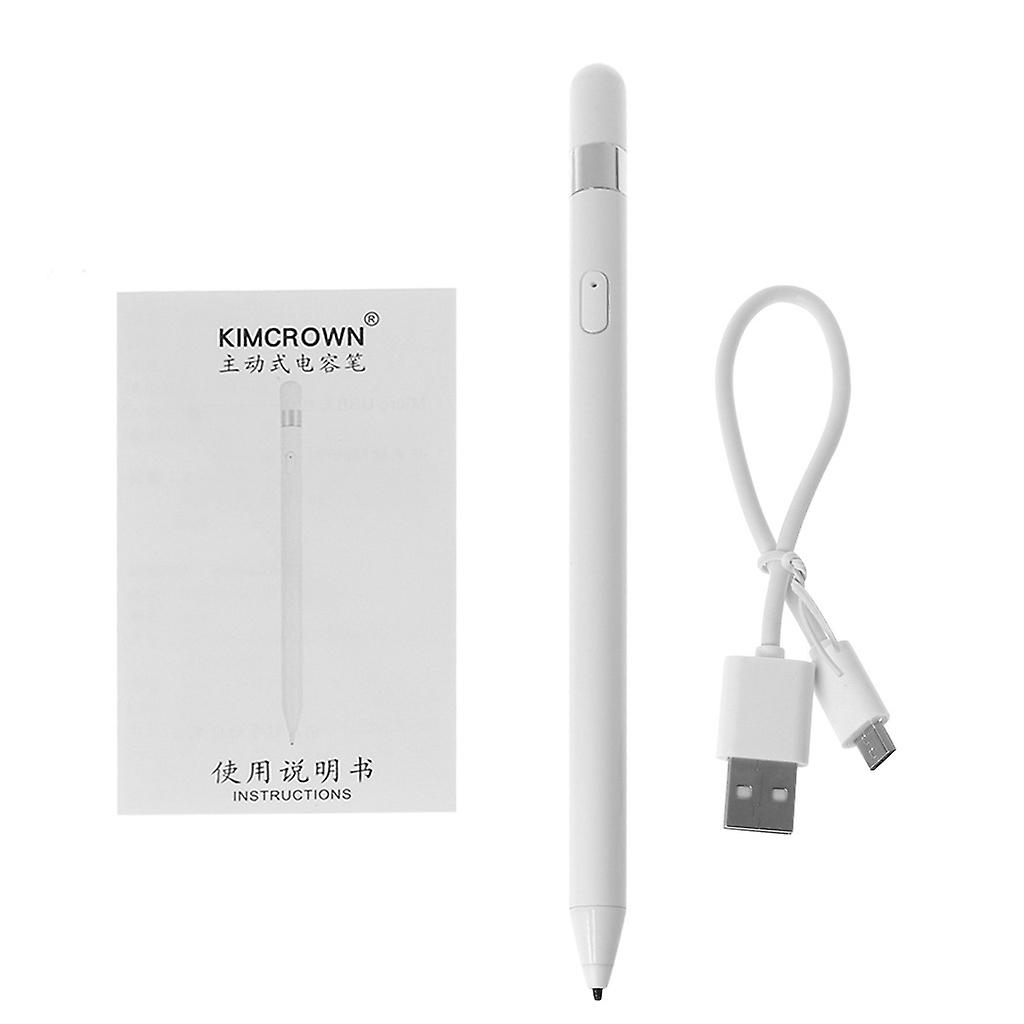 Portable Capacitive Pencil Micro USB Charging Touch Screen Stylus Pen