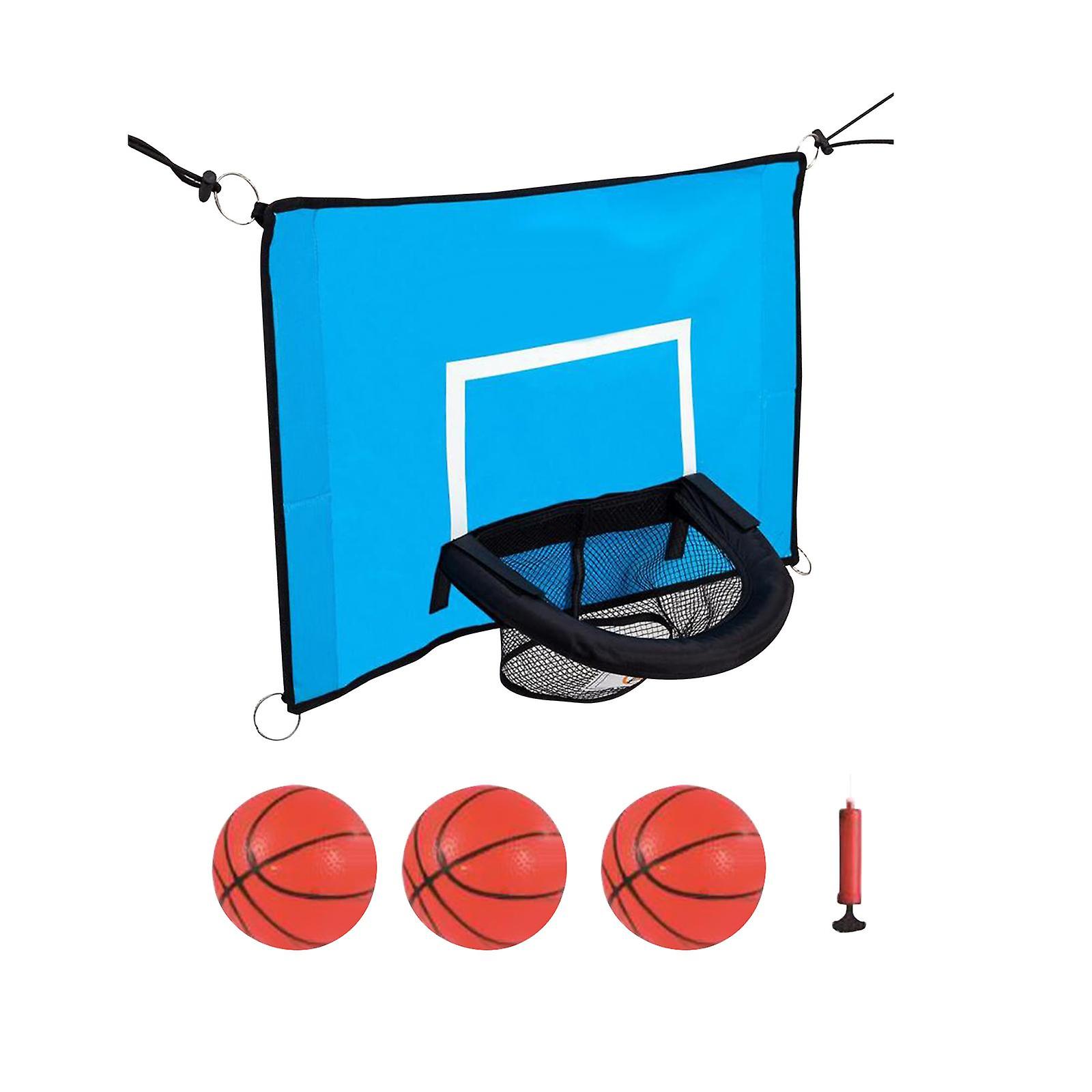 Mini Basketball Hoop for Trampoline Toy Basketball Frame Basketball Training Style C