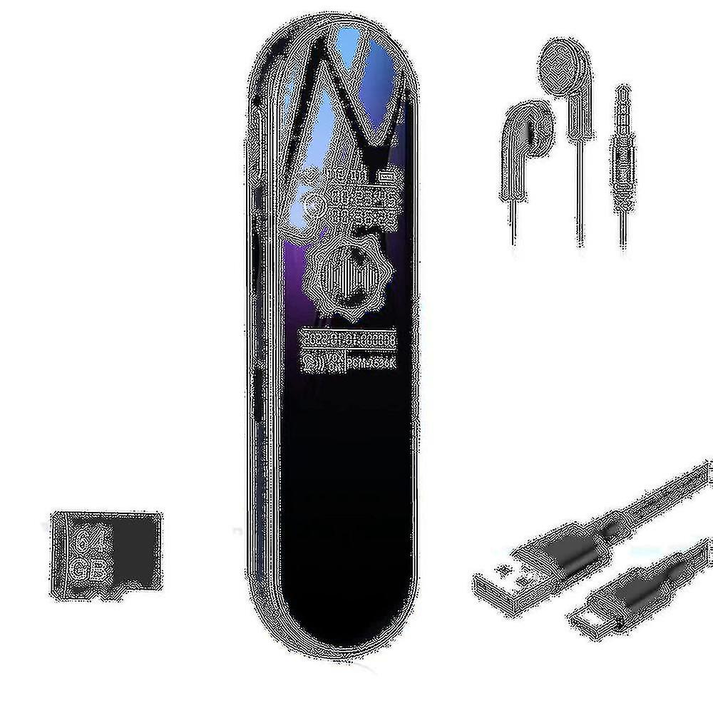 64gb Digital Voice Recorder With Playback, Digital Recorder For Lectures Meeting,audio Recorder,pas