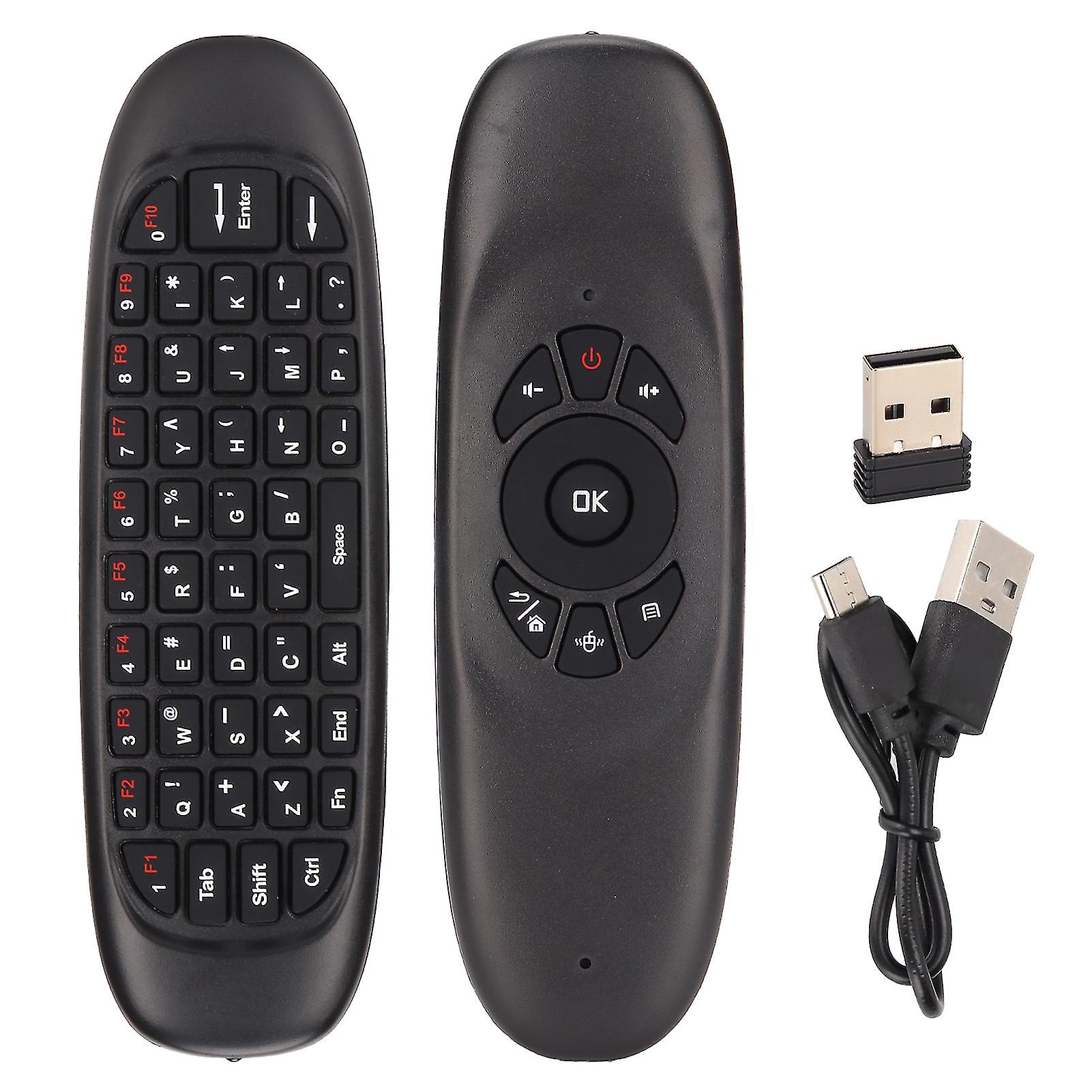 2.4GHz Wireless Air Mouse with USB Receiver, Multifunction Remote for PC TV, Sensitive Accurate Control Plug and Play