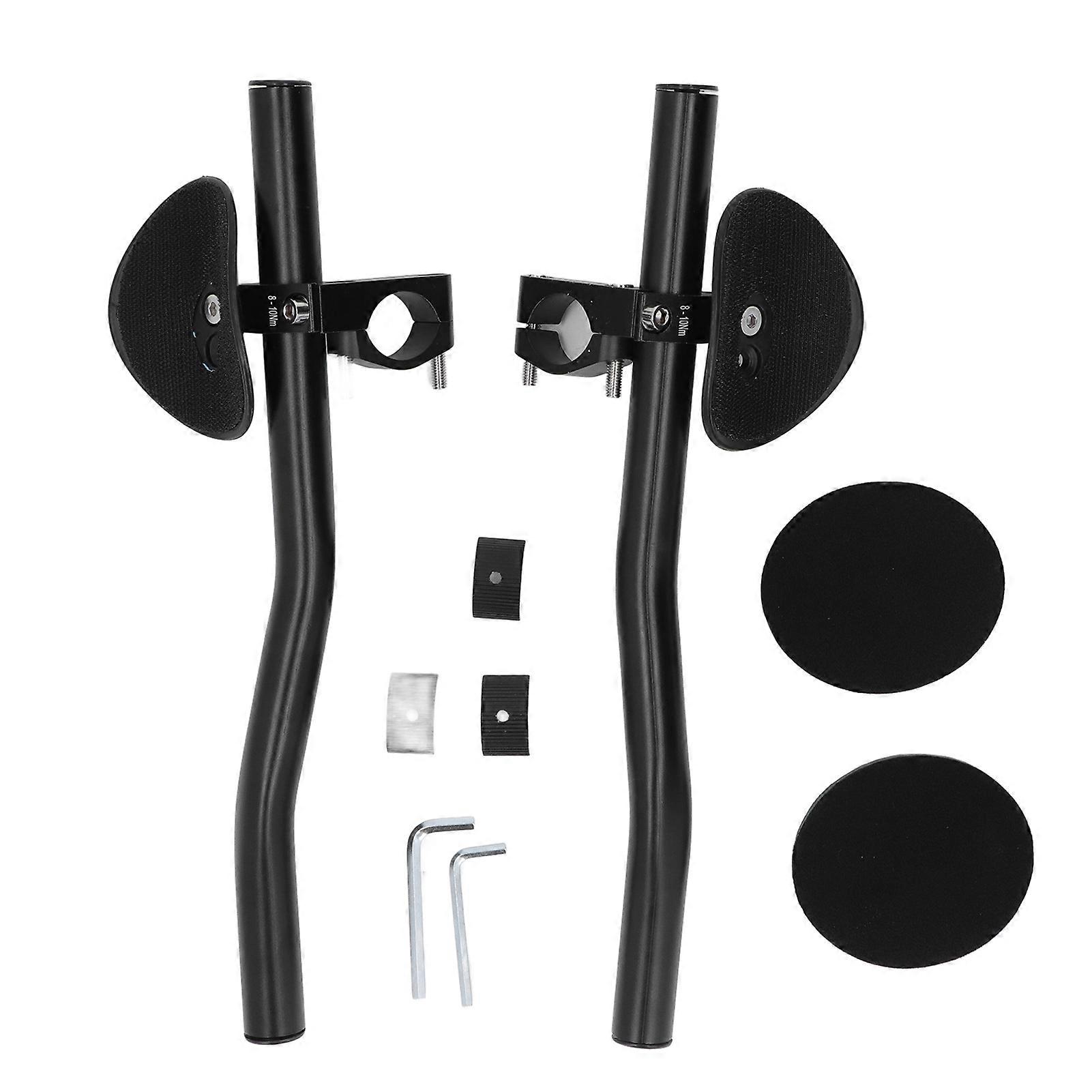Aluminum Alloy Bicycle Handlebar with Arm Rest and Rest for Road Bike and Mountain Bike, with Sponge Pad for Long Distance Riding