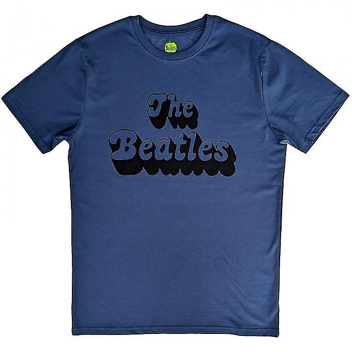 The Beatles Unisex Adult Shadow Logo T-Shirt