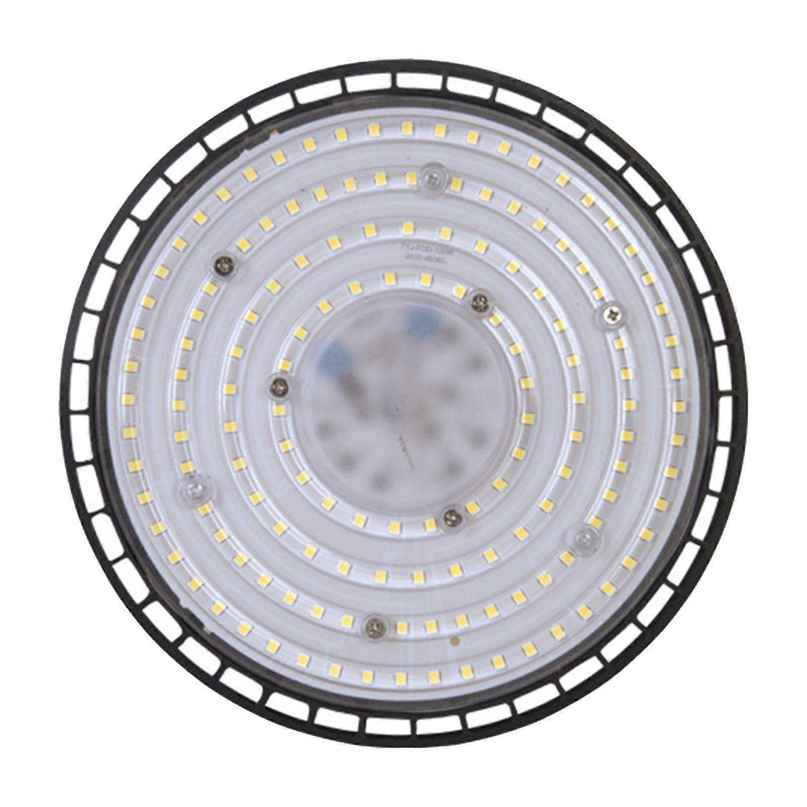 100W UFO LED High Bay Light - 6500K Cold White for Industrial Spaces