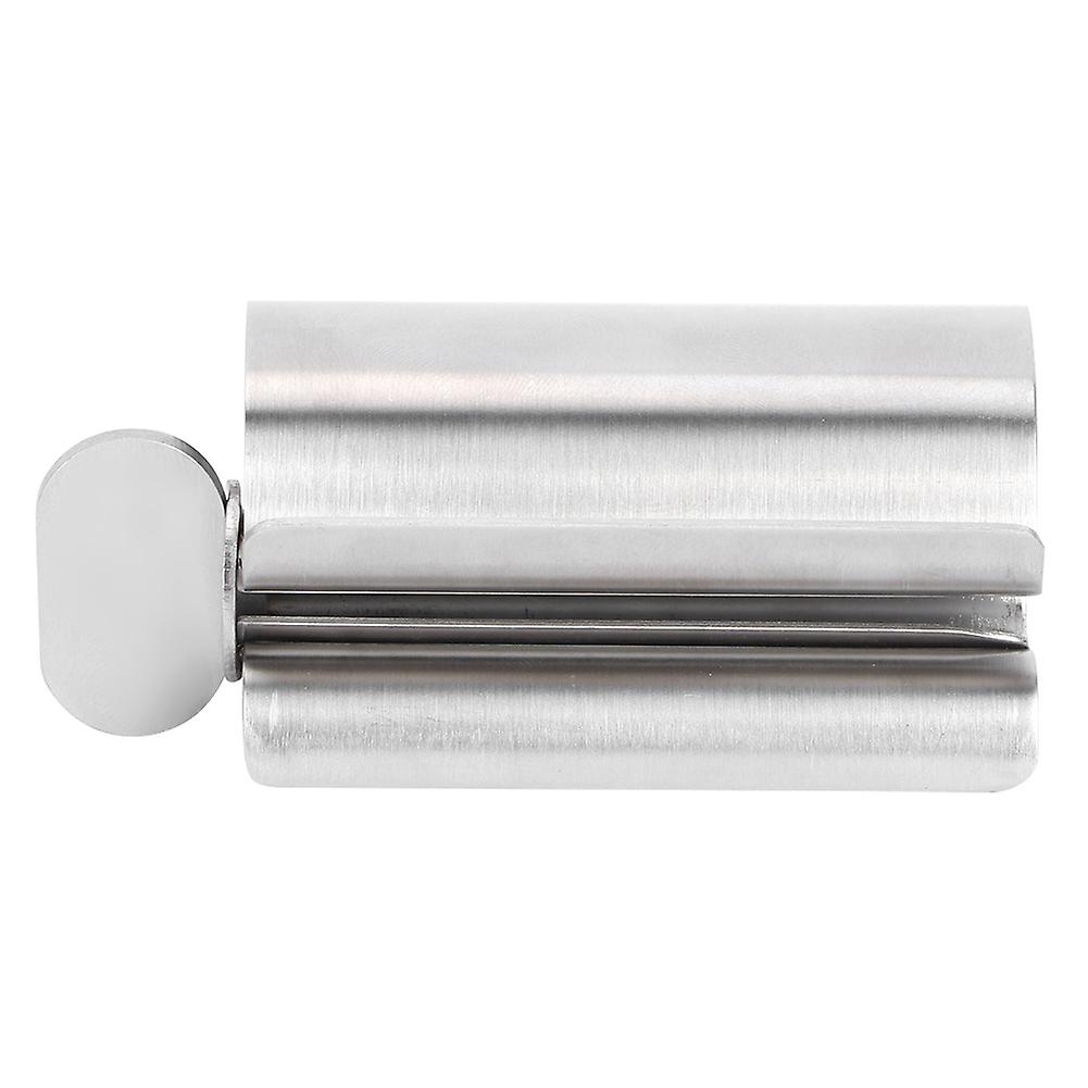 Stainless Steel Toothpaste Squeezer Dispenser Tool for Small Tubes, Face Cleanser, and Travel Use