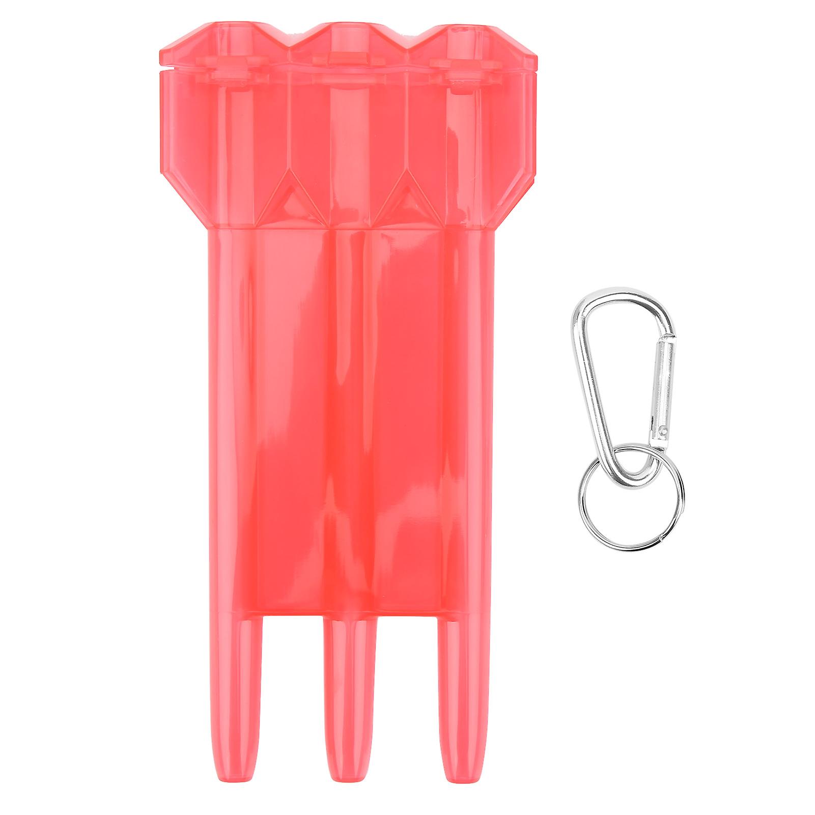 Universal Portable Dart Box ABS Case 3 Sleeve Storaging W/Aluminium Alloy Hang BuckleRed