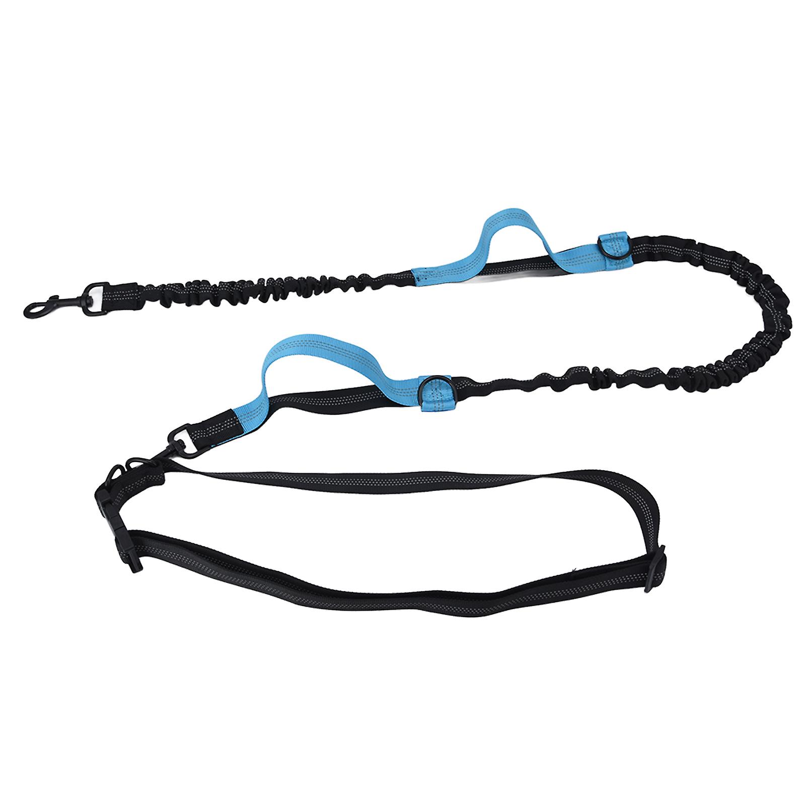 Pet Leash Reflective Retractable Portable Adjustable Dog Traction Rope for Pets Dogs Blue