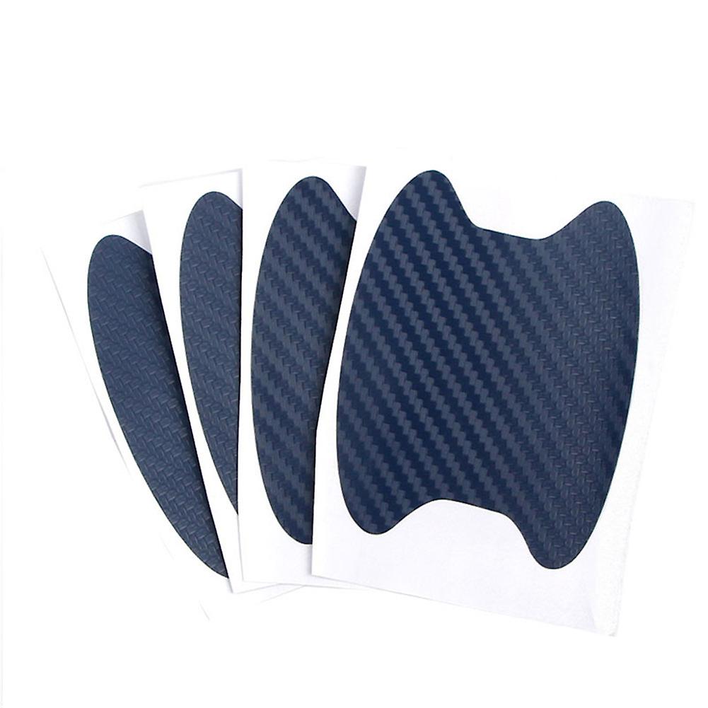 4Pcs Car Handle Protection Film Universal Invisible Car Carbon Fiber Door Handle Sticker Scratches Resistant Sticker