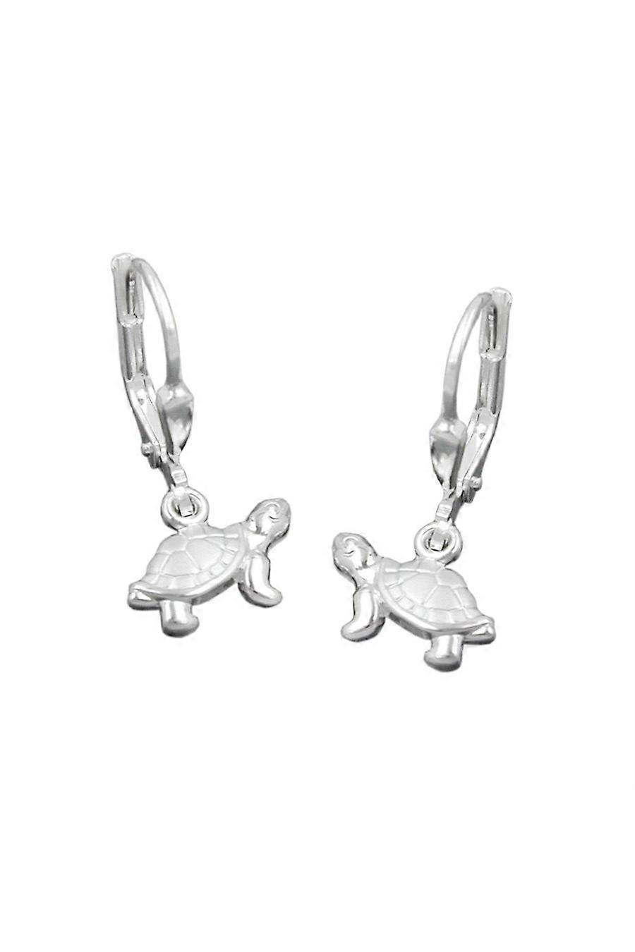 Earrings Leverback Turtles Silver 925 - Gl91174