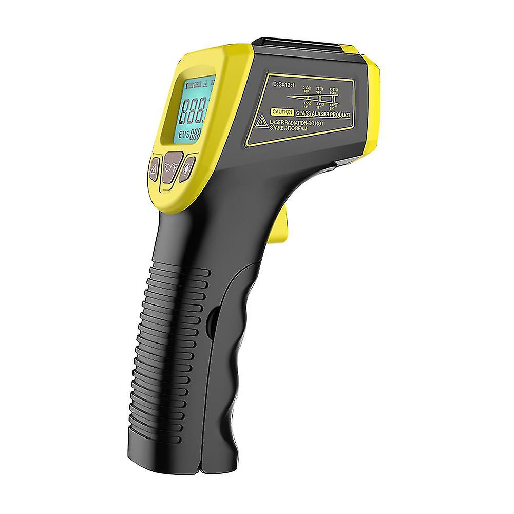 Infrared Thermometer Temperature Tester Guns Non-touch Non-contacting Digital Ir Laser Thermometer -58 To 1112 -50~600 Standard Size Black New