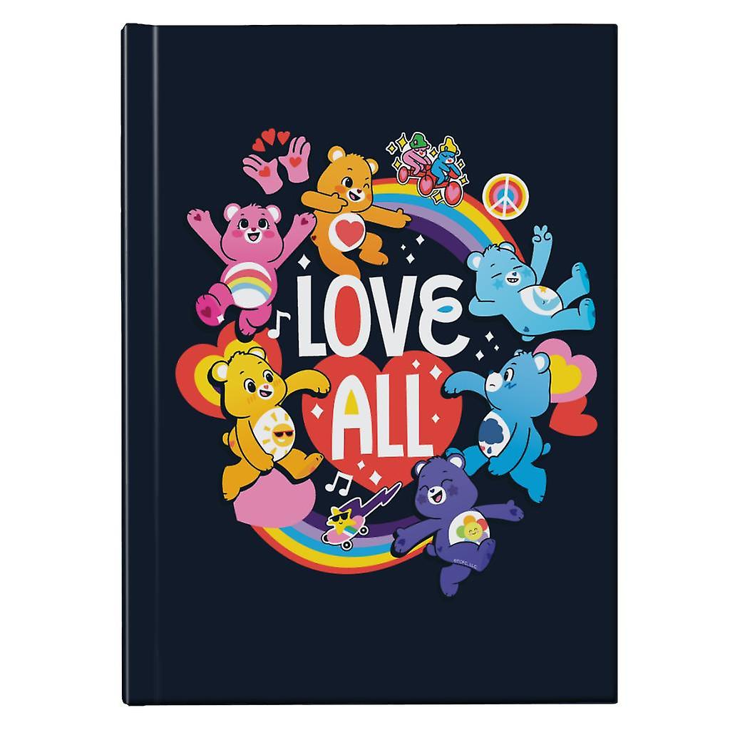 Care Bears Unlock The Magic Love All White Text Hardback Journal
