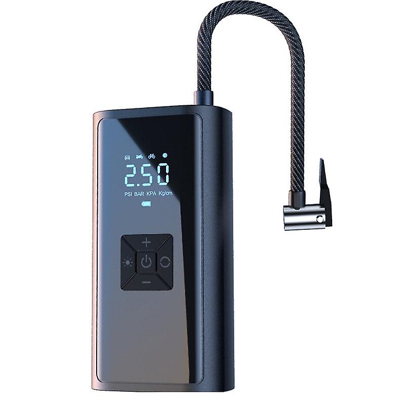 Portable Cordless Car Tire Inflator with Digital Display 80W Car Air Pump with LED Light Accurate Mo