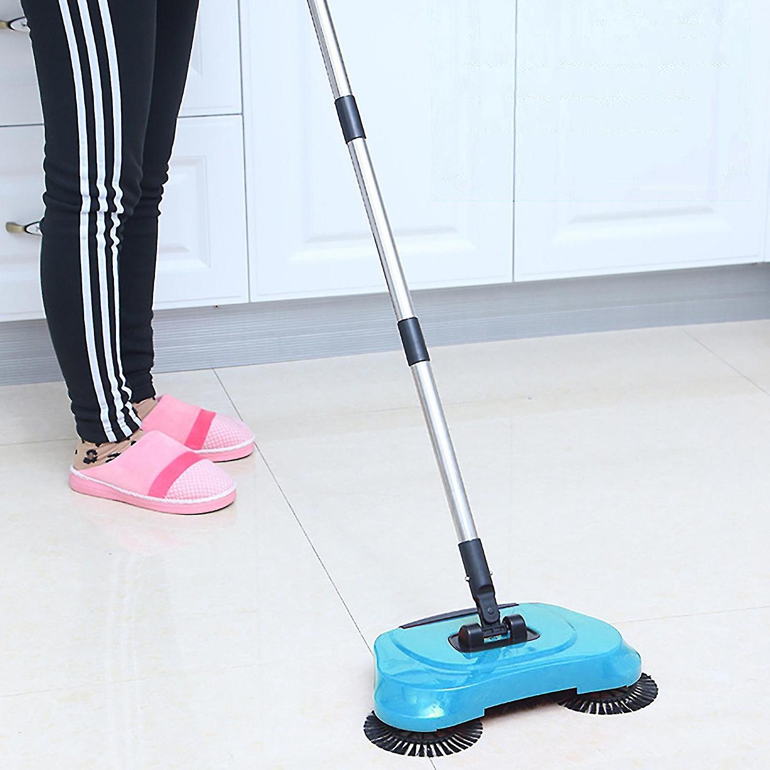 Hand Push Sweeper, Dry Sweep & Wet Drag Two In One Sweeper, Home Sweeping Mopping Machine, Floor Swee