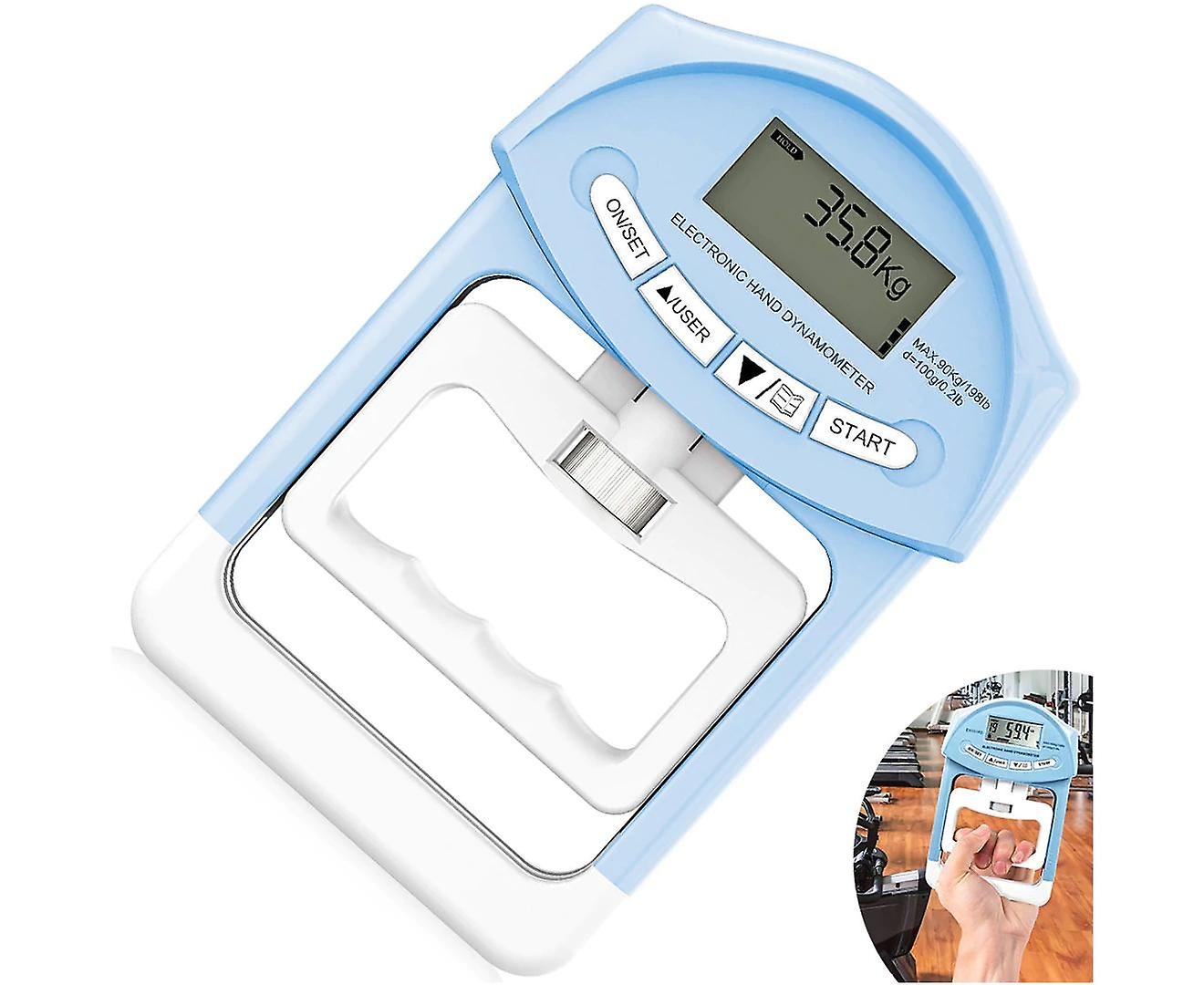 Digital Hand Dynamometer Grip Strength Measurement Meter Auto Capturing Electronic Hand Grip Power
