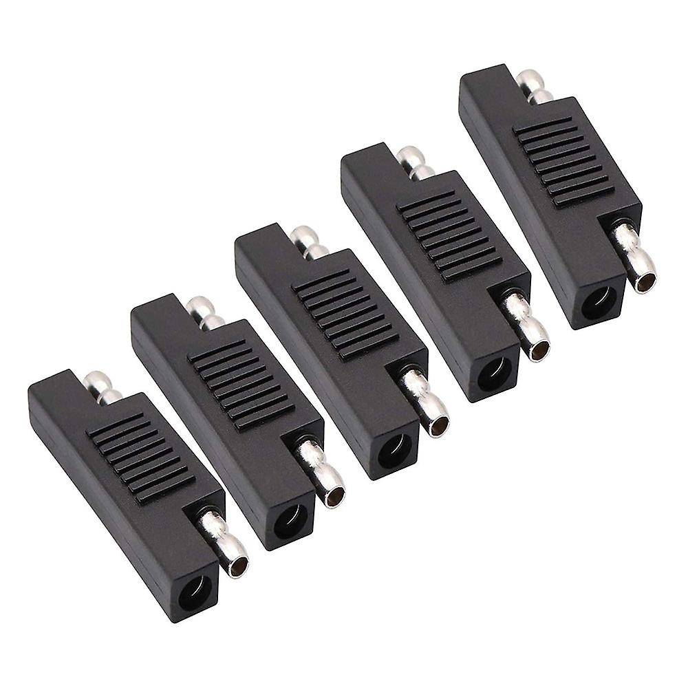 5Pcs Sae Polarity Reverse Adapter Connectors For Quick Disconnect Extension Cable Solar Panel Battery Power Maintainer