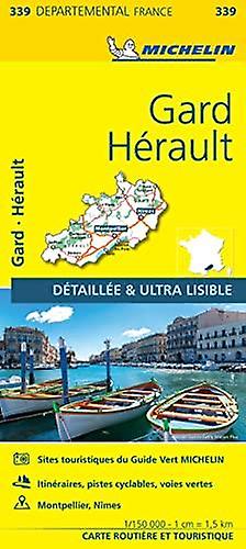 Gard Herault  Michelin Local Map 339 by Michelin Sheet map folded Book