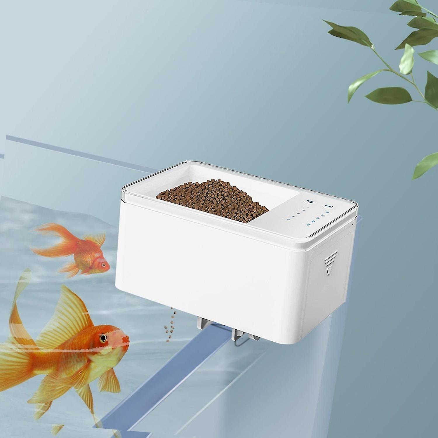 Automatic Fish Feeder Smart Digital Fish Food Dispenser Timer Fish Feeder 70ml Battery Powered Autom