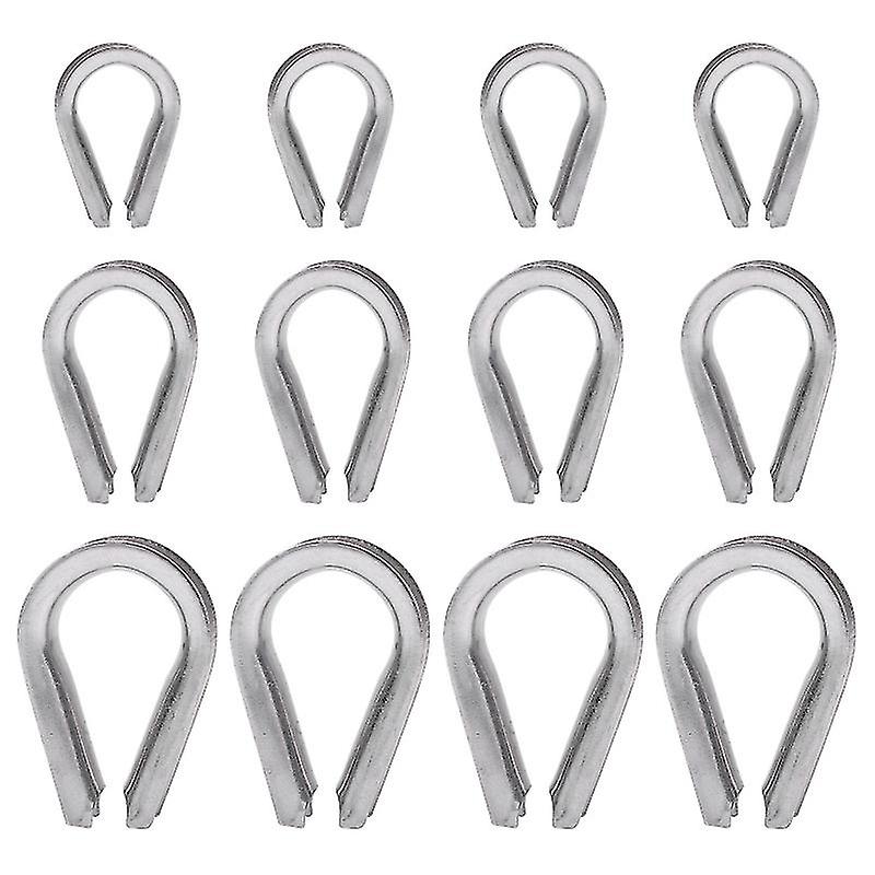 12pcs Stainless Cable Clamps