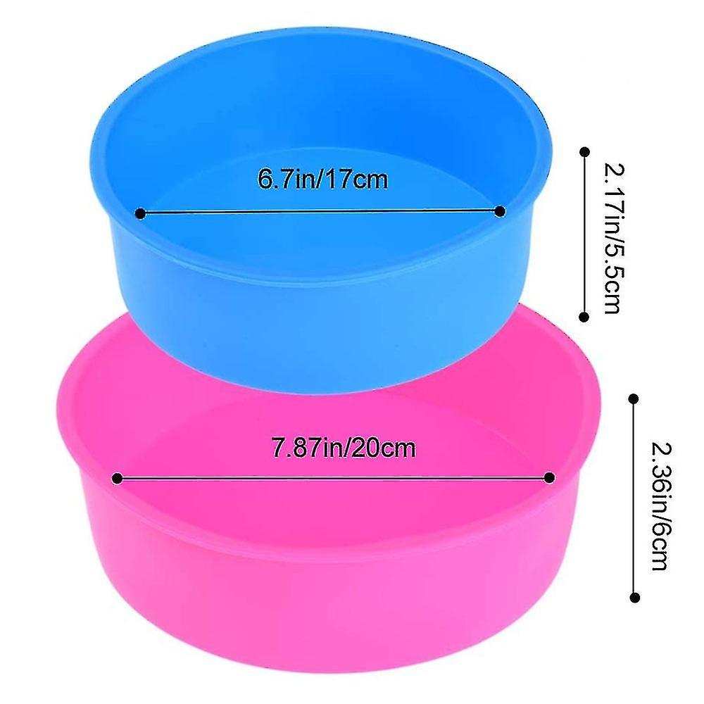 Silicone Cake Mold Baking Bakeware Pan Round Multiple Sizes ,round