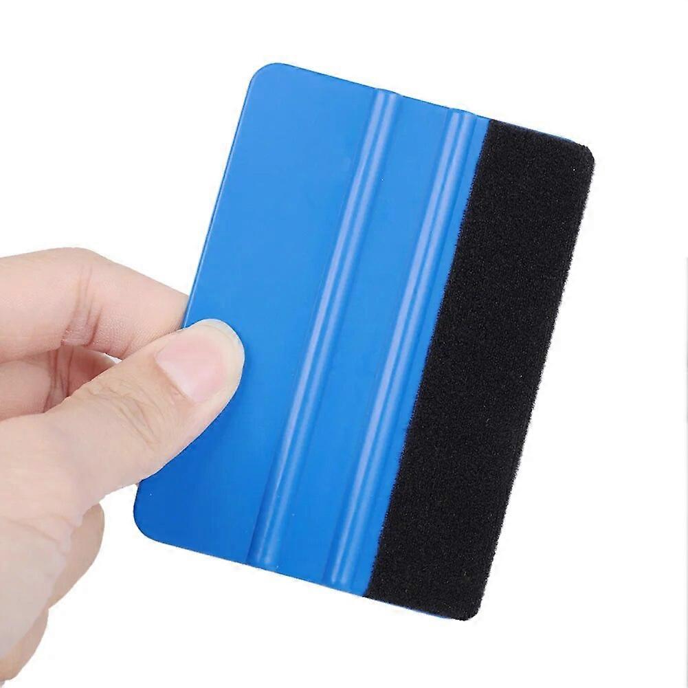 10pcs Scraper Squeegee Blue Felt Edge Car Decals Vinyl Wrapping Tint Tools For Car Automobiles Gadgets And Accessories Tools ST1M424