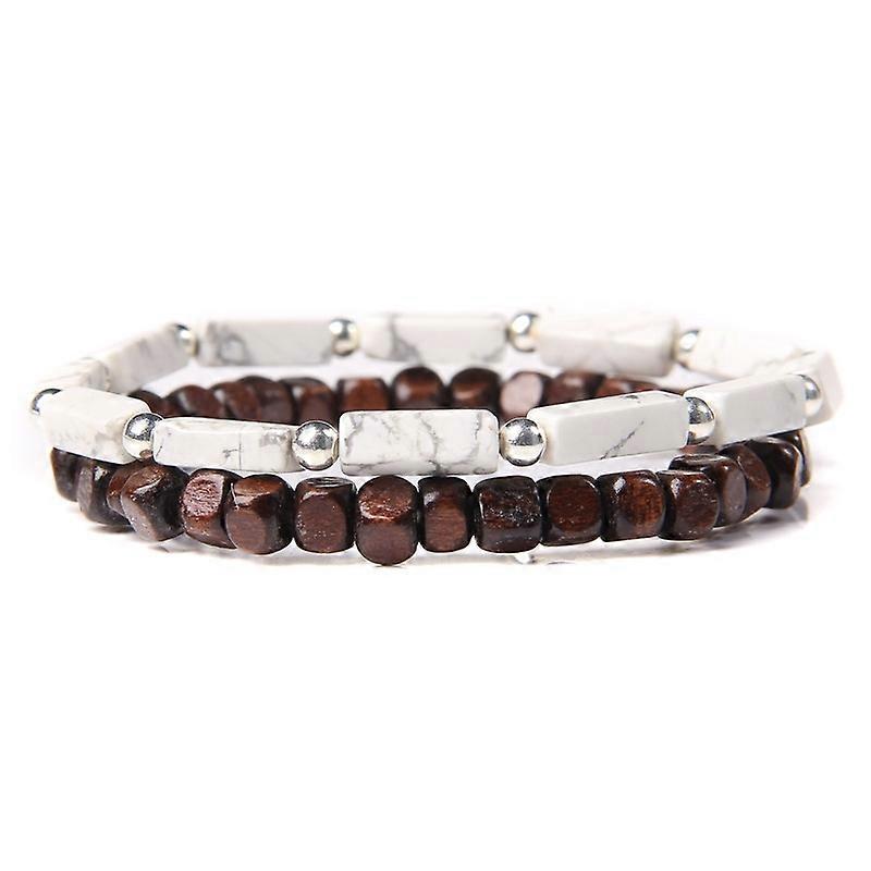 Bracelet-Natural Agate Elastic-Calm Companion