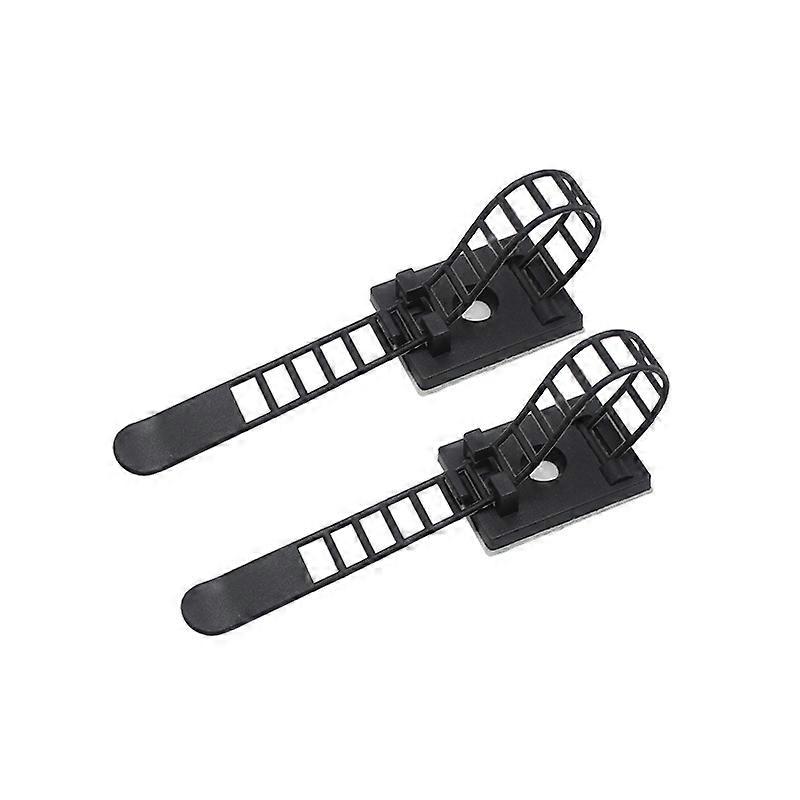 60 Pieces Cable Clips, Cable Ties Adhesive Cable Clips Adjustable Nylon Cable Ties and Adhesive Cabl