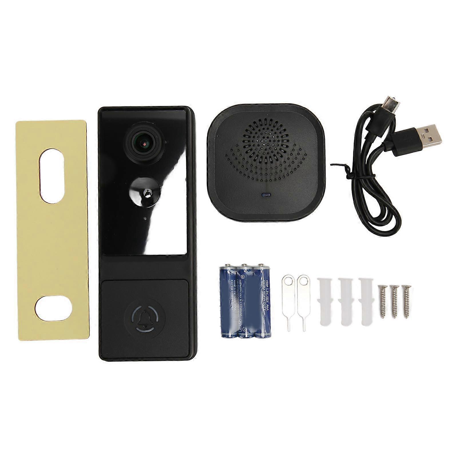 Smart Wifi Video Doorbell Way Audio 1080P Motion Detection Night