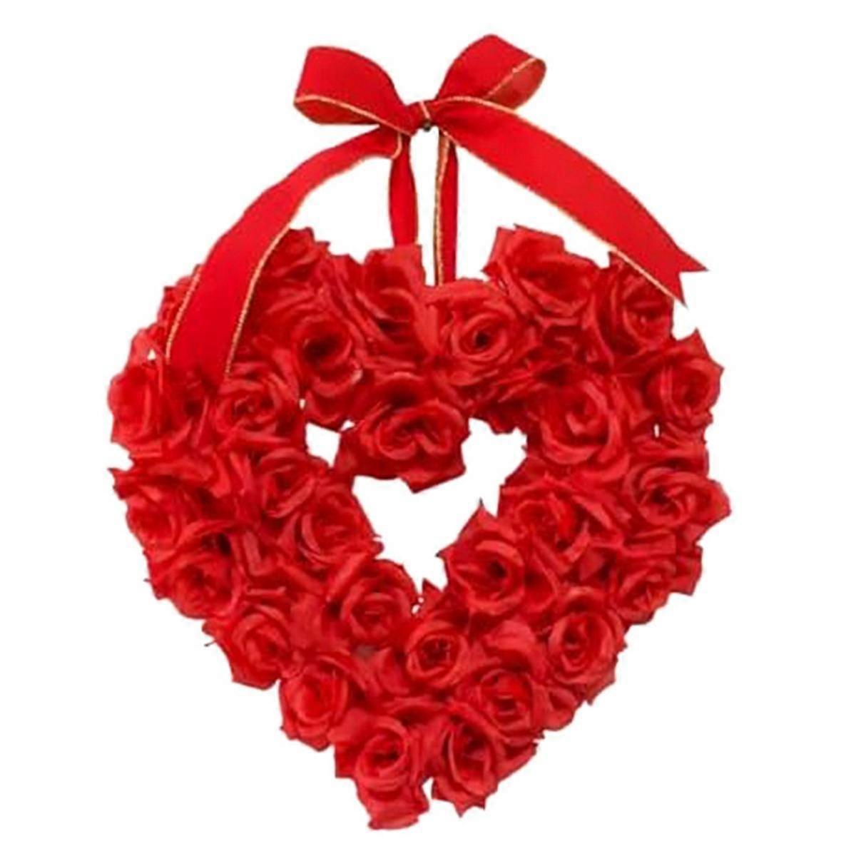 Valentines Day Wreaths for Front Door Wall Window Valentines Day Decoration Heart Wreath Garland Ar