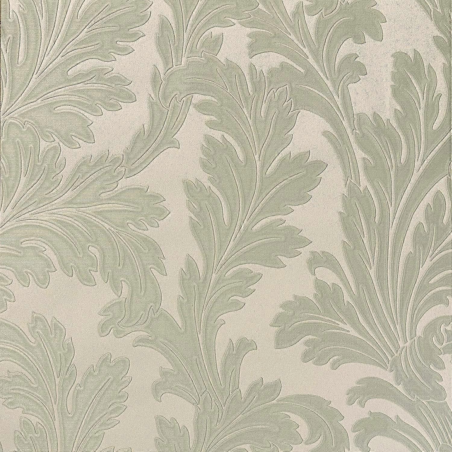 Holden Acanthus Sage/Cream Wallpaper