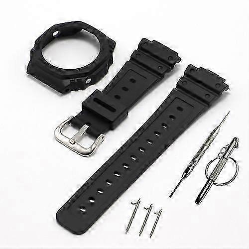 Suitable for Silicone Watch Strap For Casioak GA2100 GA2110  Rubber Case Bezel Quality And Replacement Watchband Accessories watch strap [jkw]