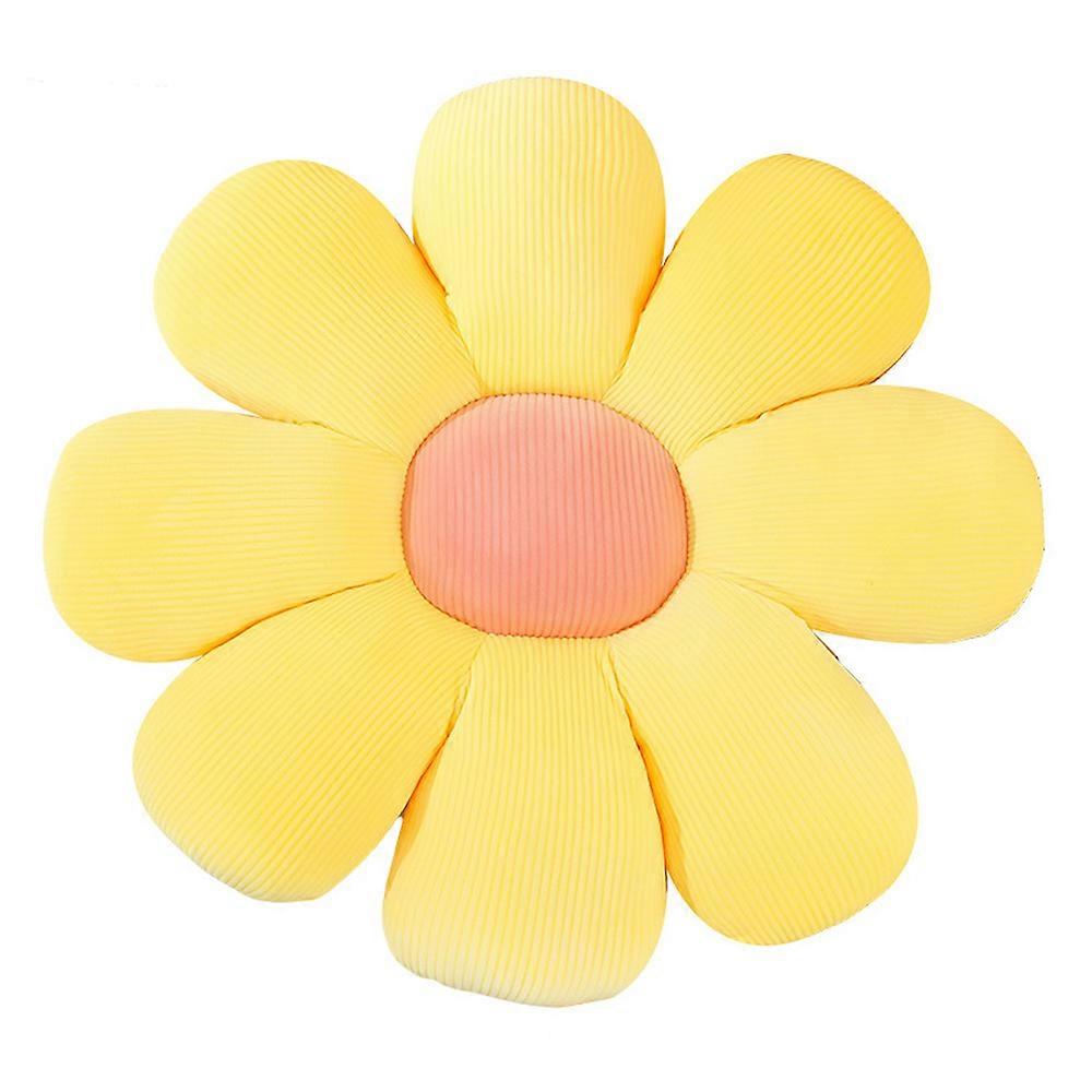 Throw Pillow Cushion Daisy Flower Throw Pillow Soft Seating Plush Pillow Green Floor
