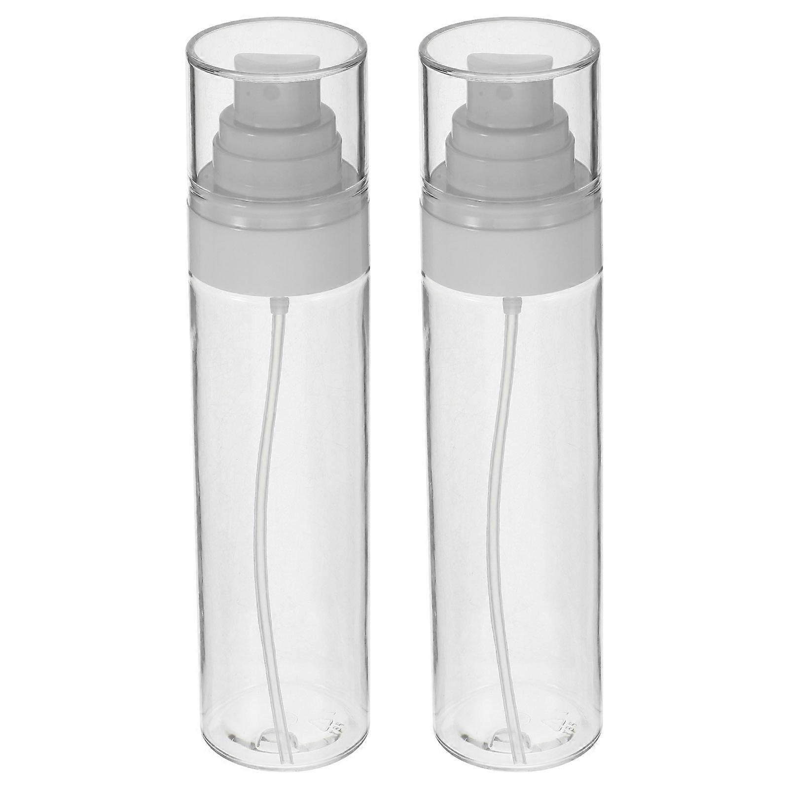 2pcs Empty Spray Lotion Bottles Liquid Containers Multi-use Spray Bottles for Travel