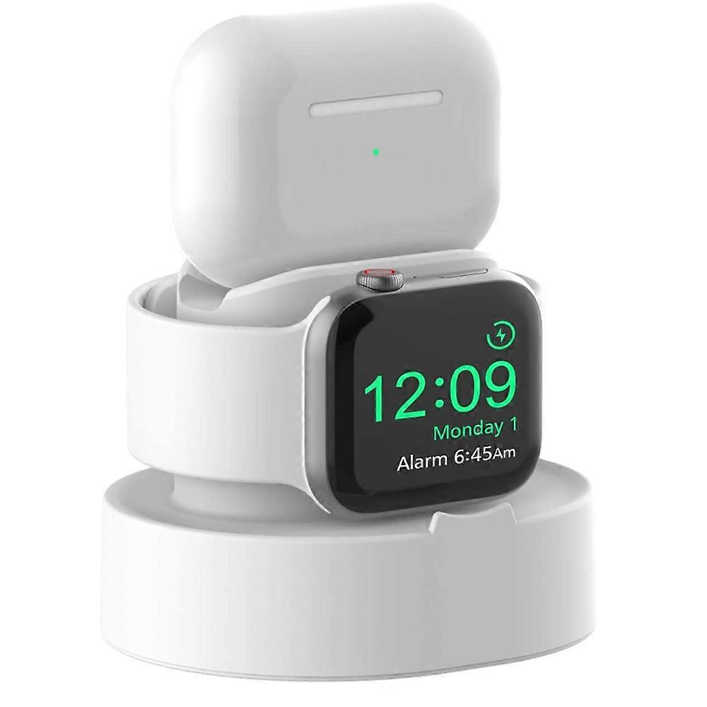 Nadaje się do stojaka na Apple Watch Airpods 2-w-1 podstawka ładująca podstawka ładująca, podstawka ładująca do Apple Watch Series 4/3/2/1 (44/42/40/38mm)
