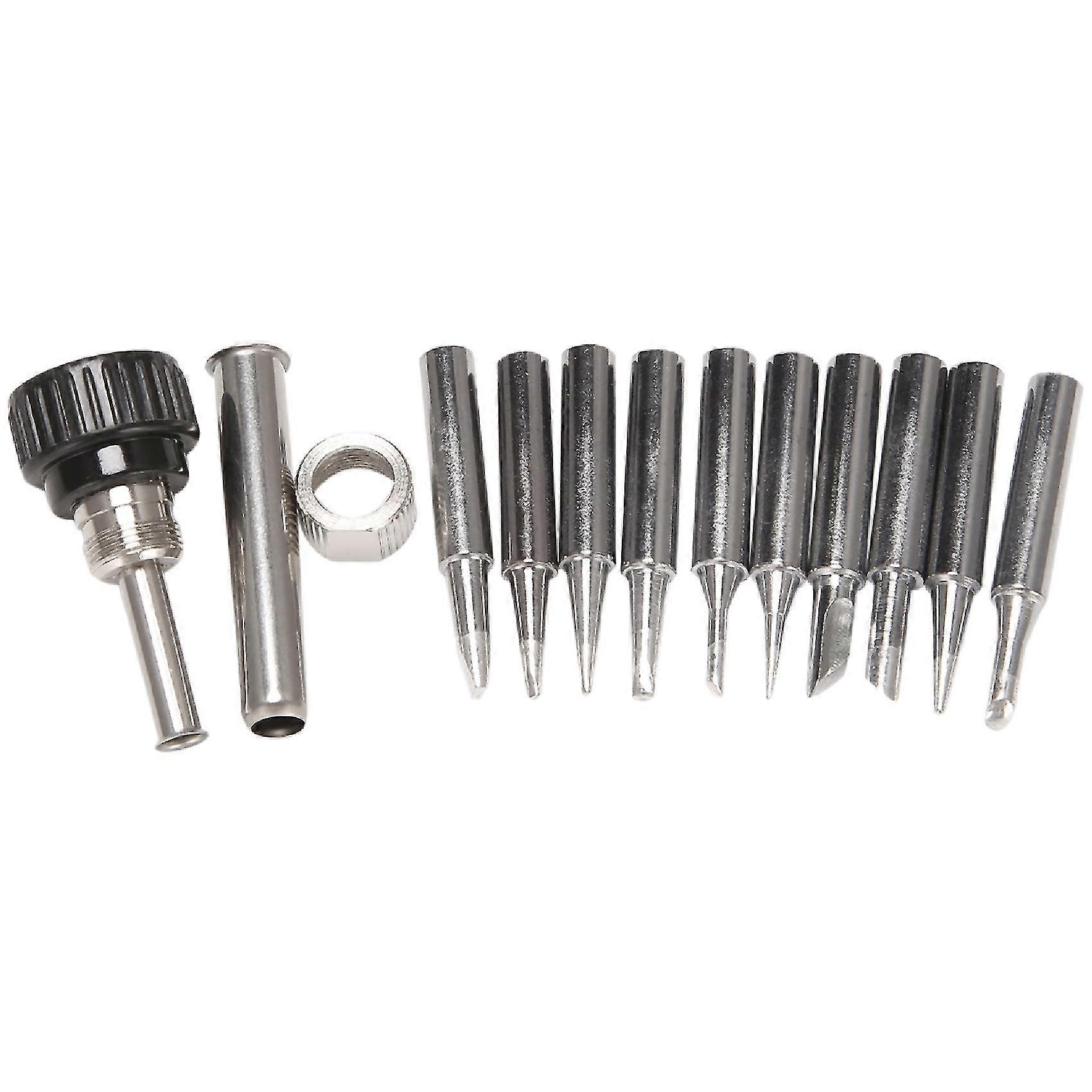 11PC/Lot 900M-T Soldering Iron Tips Welding Tip 900M-T-I/B/K/1.2D/1.6D/2.4D/3.2D/2C/3C/4C Heating S