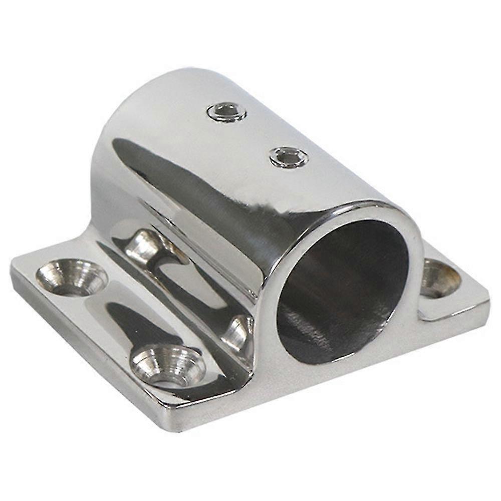 marine boat hand rail fitting stanchion rectangle base mount,22mm