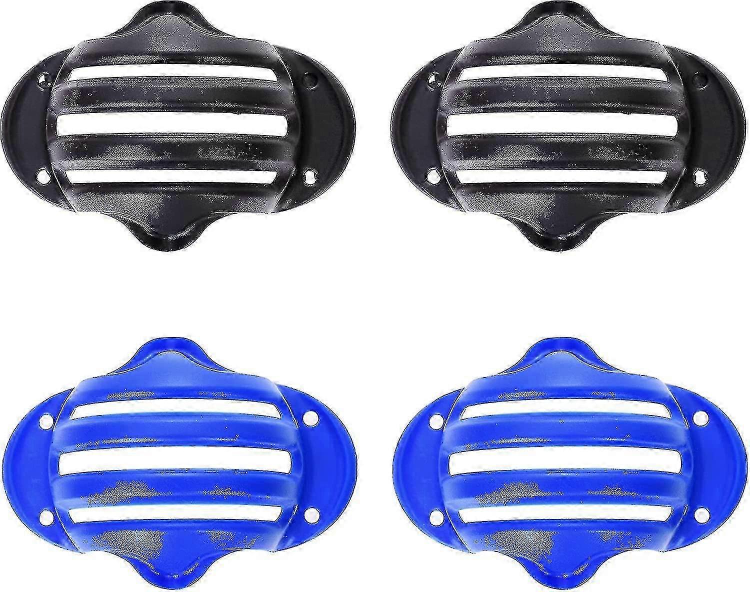 Golf Ball Alignment Tool Set | Liner Drawing Marking | Easy Snap In Cup | Linear (black Blue)4pcs