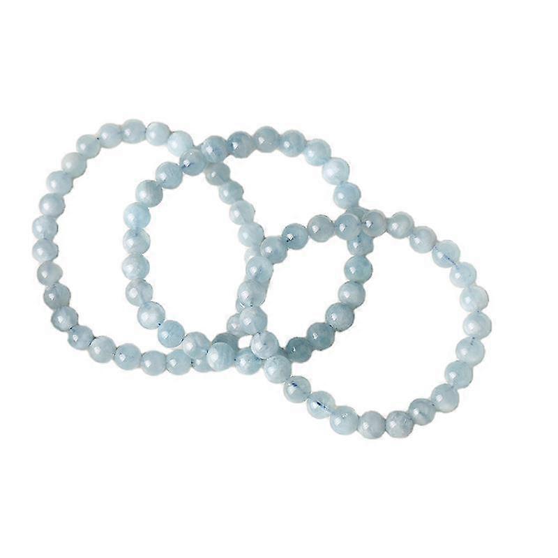 女性のためのジュエリーナチュラルアクアマリンブレスレット