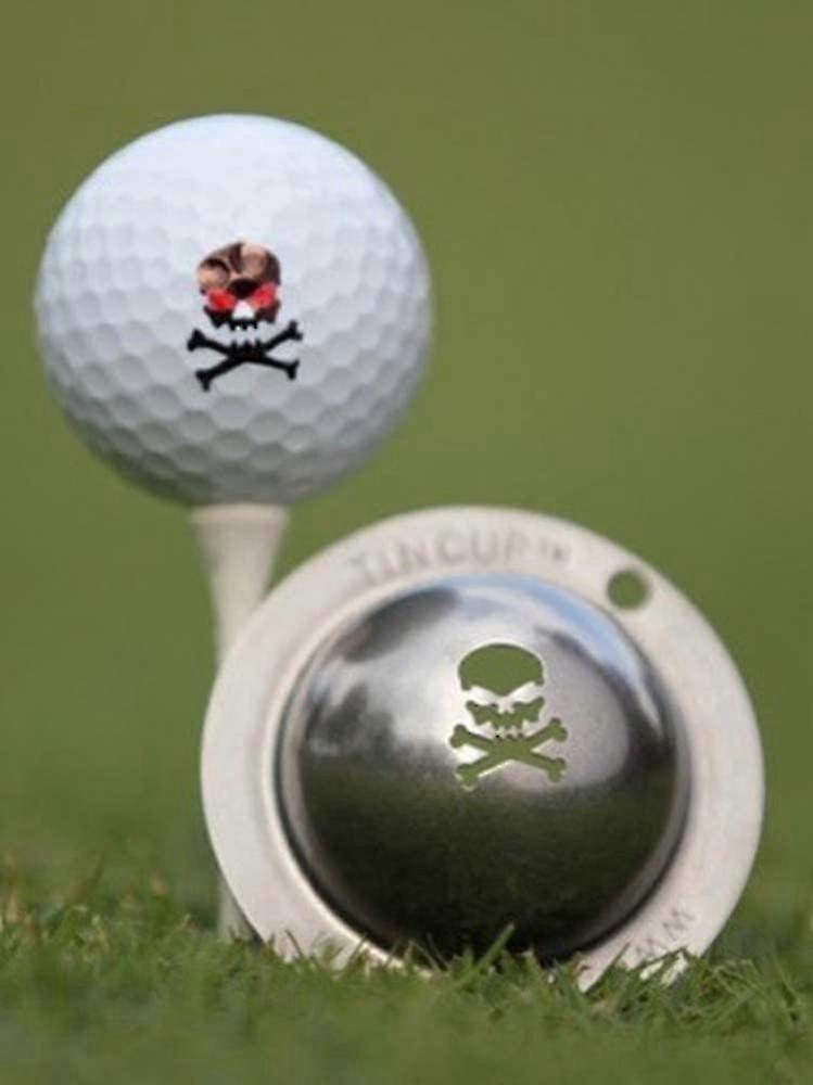 Tin Cup Golf Ball Marker - Custom Alignment Tool - Personalized Golf Accessories