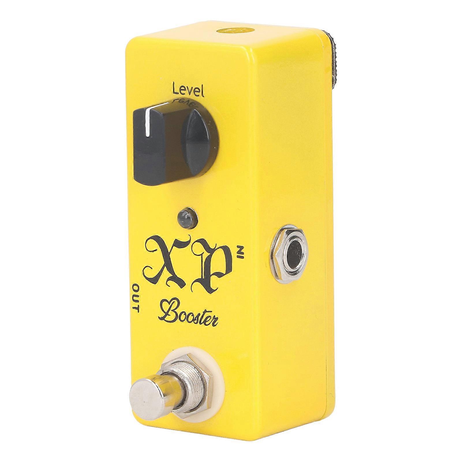 Guitar Effect Pedal Aluminum Alloy Single Knob Control Adjustable Booster Effect Electric Guitar Accessory