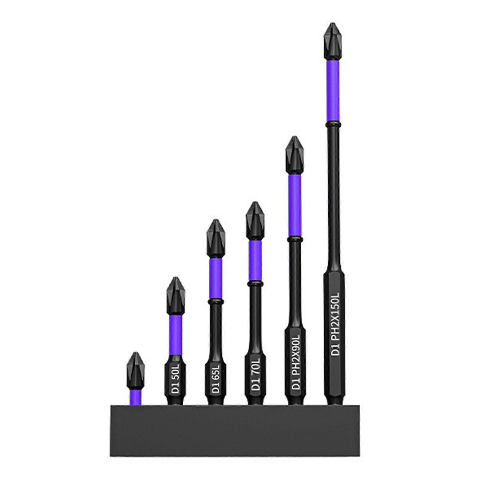 Magnetic Screwdriver Bit with 6 Piece Heavy Duty Screw Driver Tools Hardware Tools