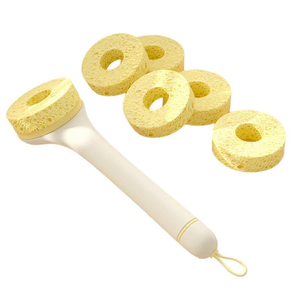 Long Handle Sponge Pot Brush Quick-dry Multi-purpose Brush for Cleaning