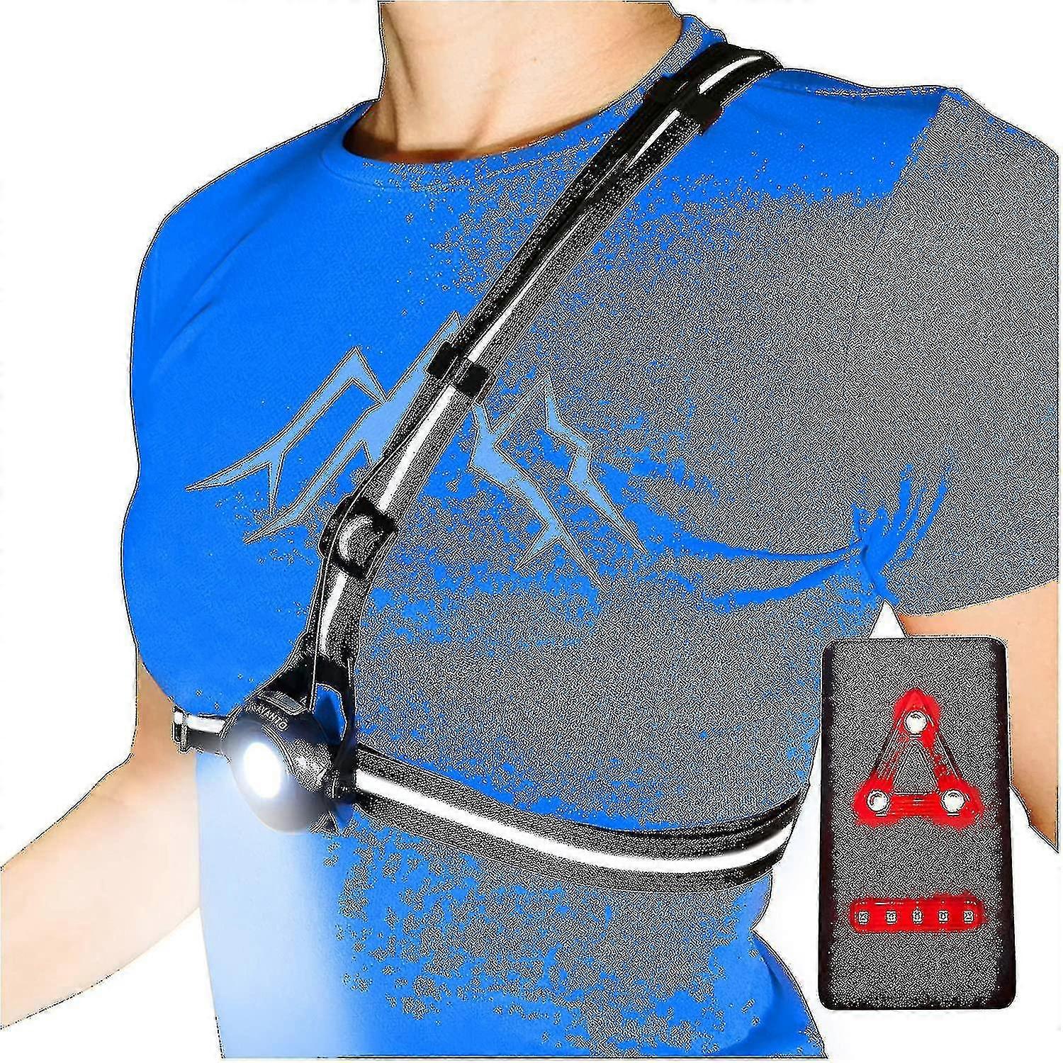 Running For Runners And Jogrs With Adjable Beam And Reflector, Usb Led Recharable Ycle