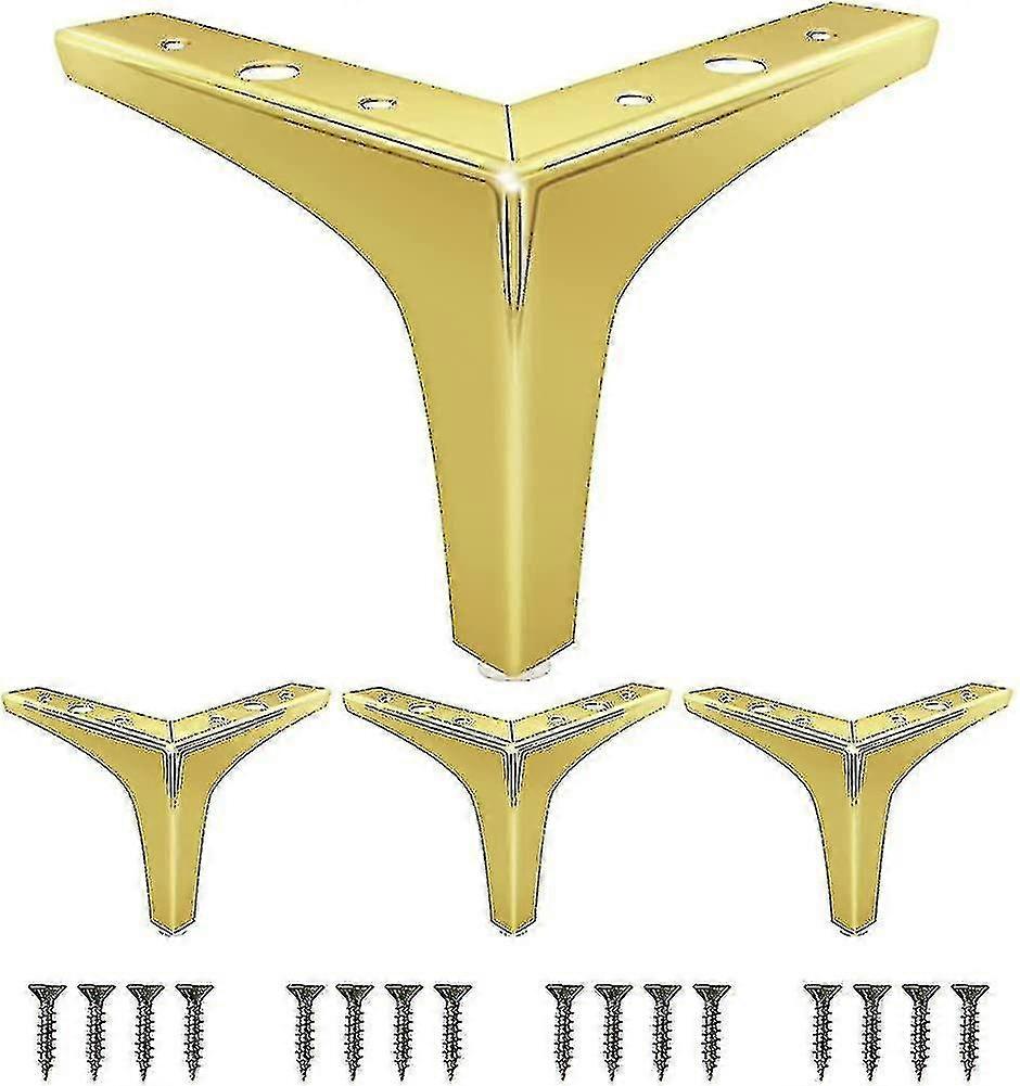 6インチ家具脚、モダンスタイルの家具の足、メタルポリッシュクロームソファ