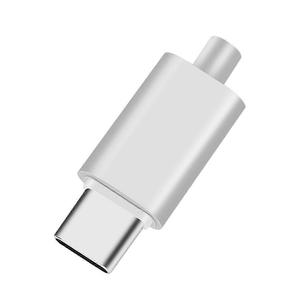 USB Type-C Plug ALC5686 Chip DAC Fast Charging Tail Plug Adapter Type C Electric Terminals Male Jack Connector DIY Data Cable
