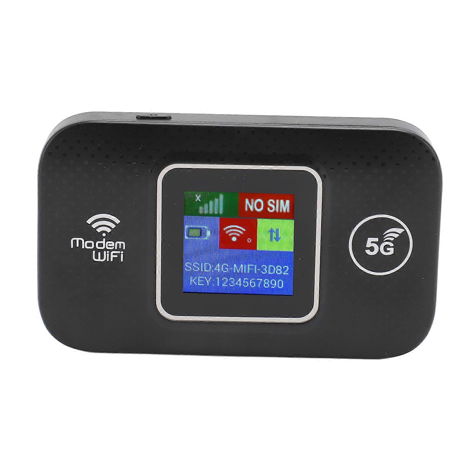 4G LTE Mobiler WiFi-Hotspot mit SIM-Kartensteckplatz für tragbare WLAN-Router mit asiatischem Farbbildschirm Drahtlose Internet-Router-Geräte