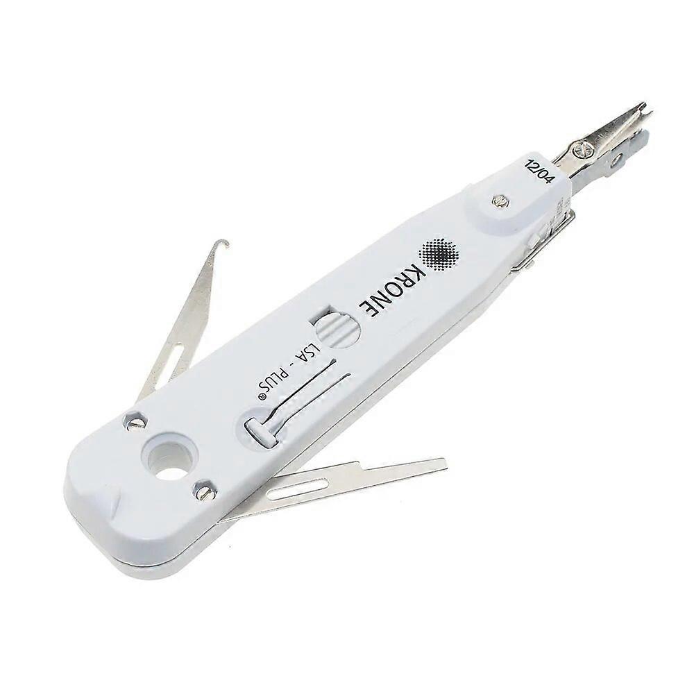 New Adjustable Silver KRONE LSA-Plus Punch Down Tool With Sensor For Telecom Phone RJ11 LAN Network Cat5 RJ45 Patch Panel