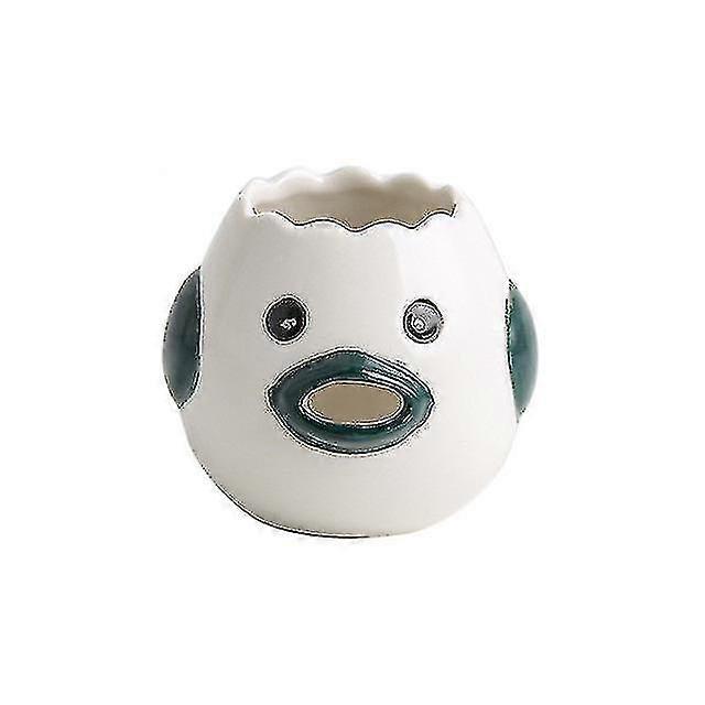 Egg Separator, Egg Yolk Separator, For Kitchen, Bakery, Dishwasher Safe( Color : Green )